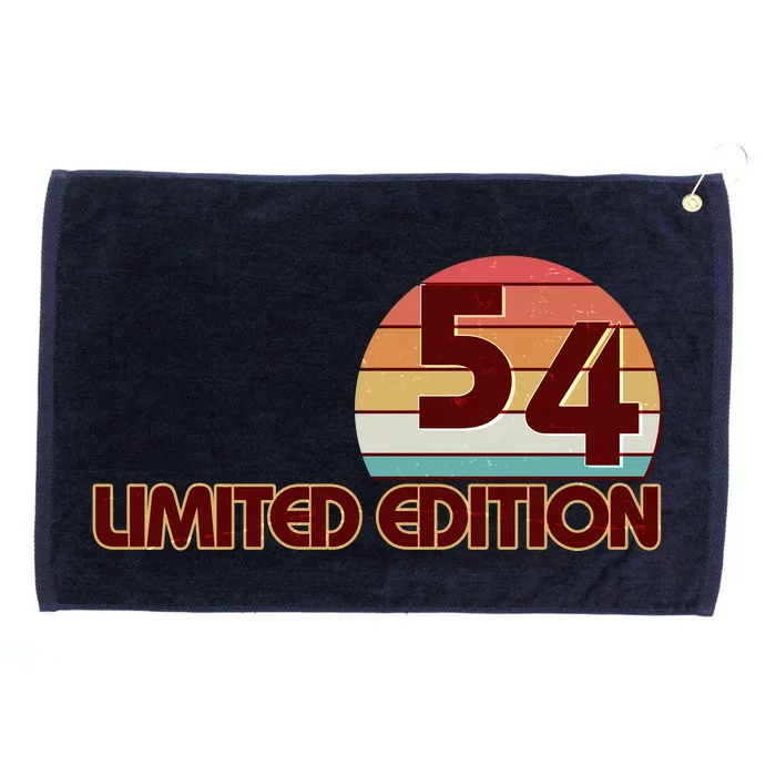 Limited Edition 1954 Retro Sun 70th Birthday Grommeted Golf Towel