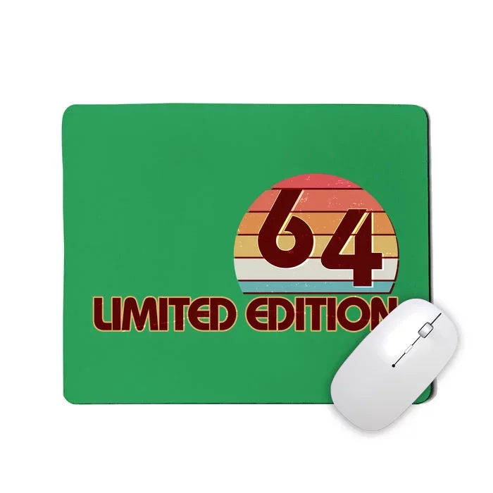 Limited Edition 1964 Retro Sun 60th Birthday Mousepad