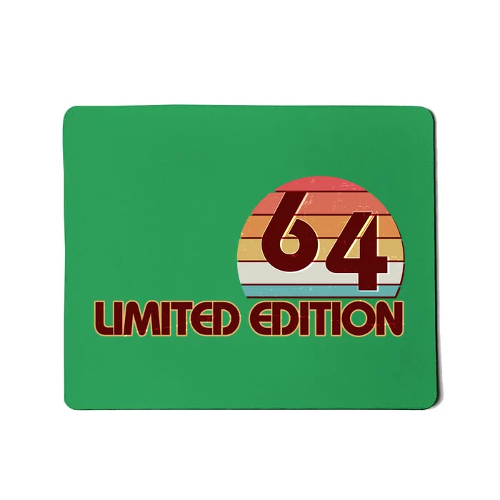 Limited Edition 1964 Retro Sun 60th Birthday Mousepad