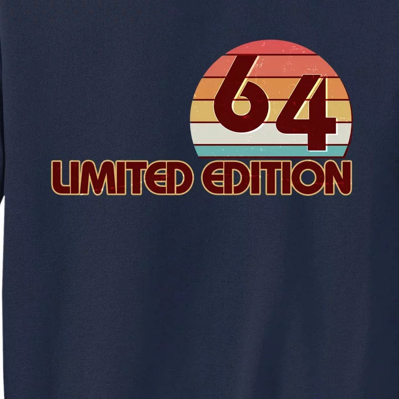 Limited Edition 1964 Retro Sun 60th Birthday Tall Sweatshirt