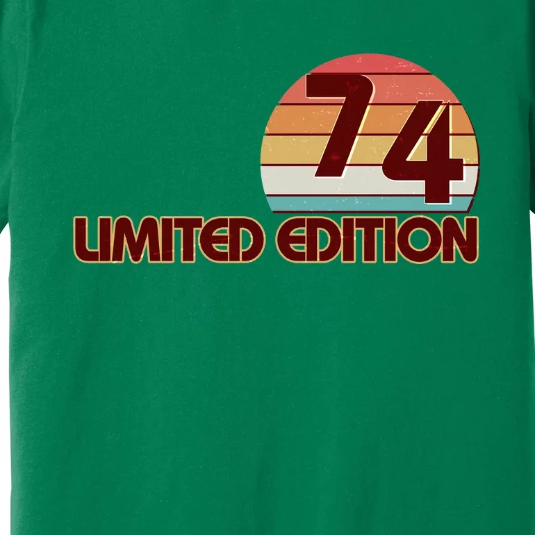 Limited Edition 1974 Retro Sun 50th Birthday Premium T-Shirt