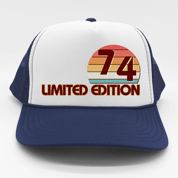 Limited Edition 1974 Retro Sun 50th Birthday Trucker Hat