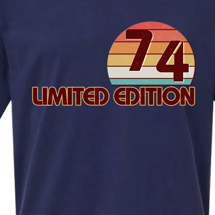 Limited Edition 1974 Retro Sun 50th Birthday Sueded Cloud Jersey T-Shirt