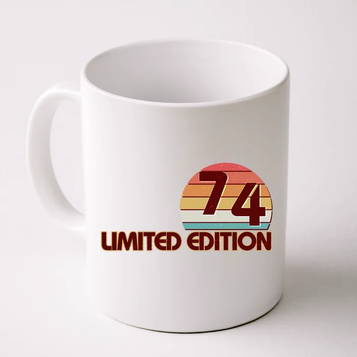 Limited Edition 1974 Retro Sun 50th Birthday Front & Back Coffee Mug