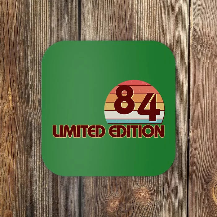 Limited Edition 1984 Retro Sun 40th Birthday Coaster