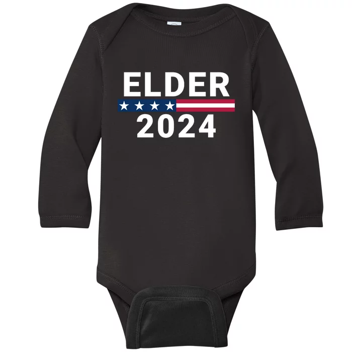 Larry Elder 2024 Larry Elder For Presidential Election 2024 Baby Long Sleeve Bodysuit