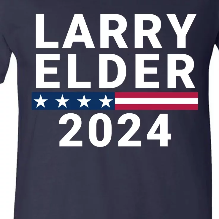 Larry Elder 2024 Presidential Election Elder 2024 Conservative V-Neck T-Shirt