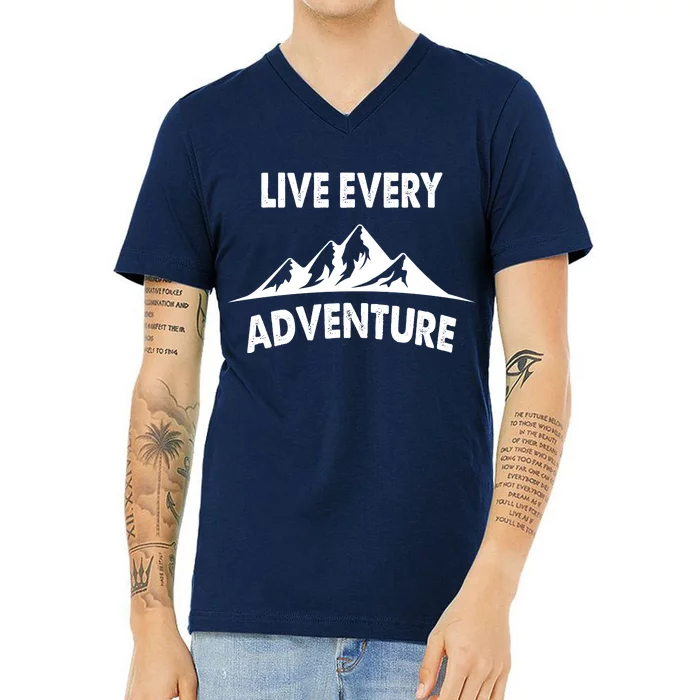 Live Every Adventure V-Neck T-Shirt