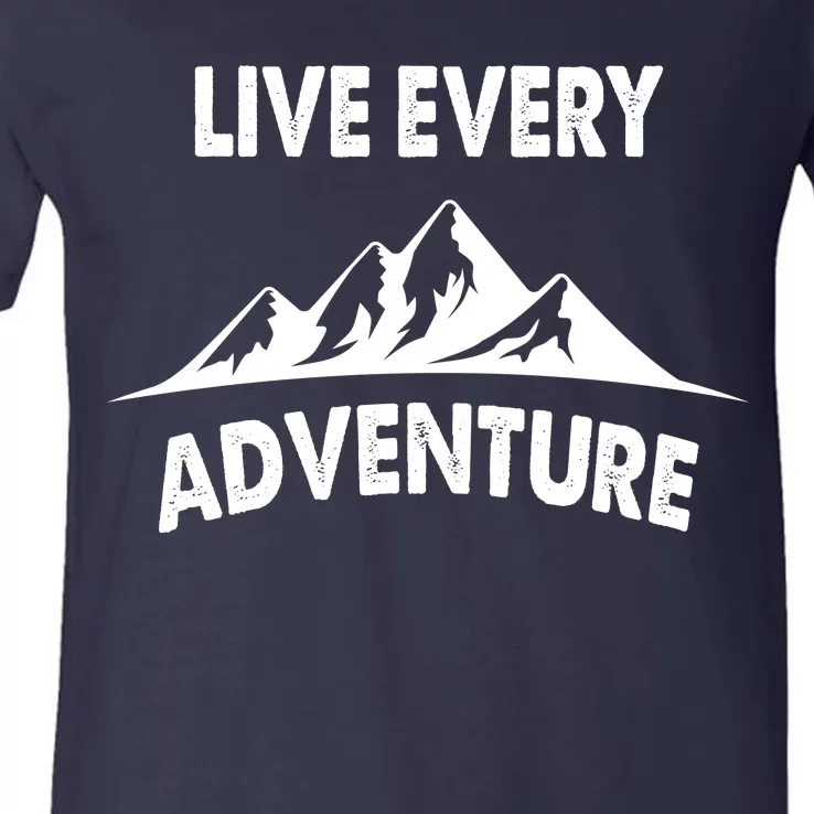 Live Every Adventure V-Neck T-Shirt