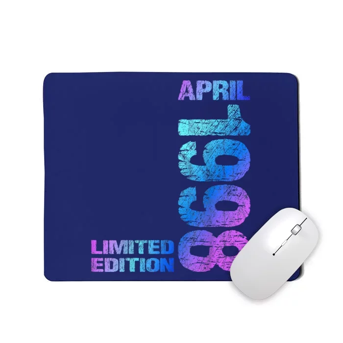 Limited Edition April 1998 25th Birthday Born 1998 Mousepad