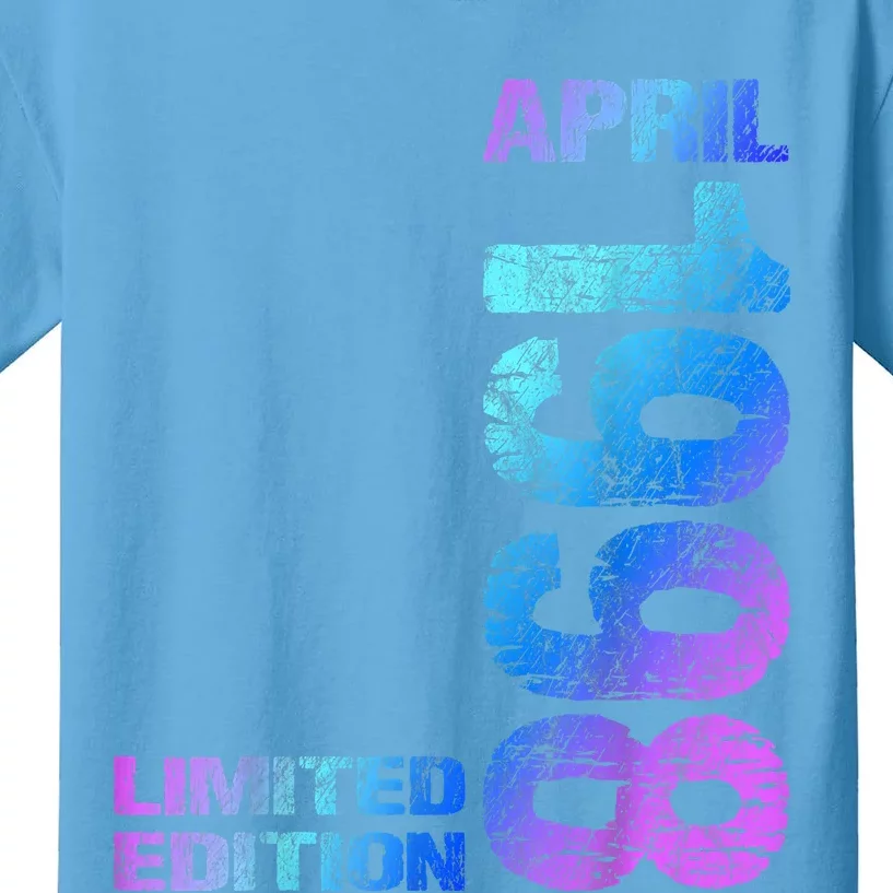 Limited Edition April 1998 25th Birthday Born 1998 Kids T-Shirt