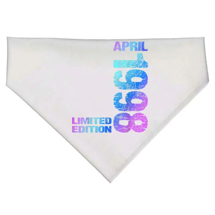 Limited Edition April 1998 25th Birthday Born 1998 USA-Made Doggie Bandana