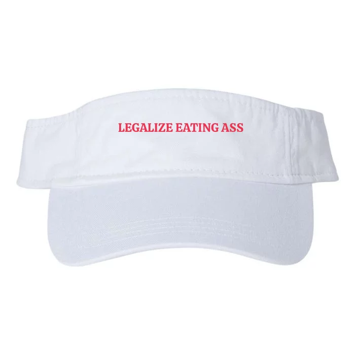 Legalize Eating Ass Valucap Bio-Washed Visor