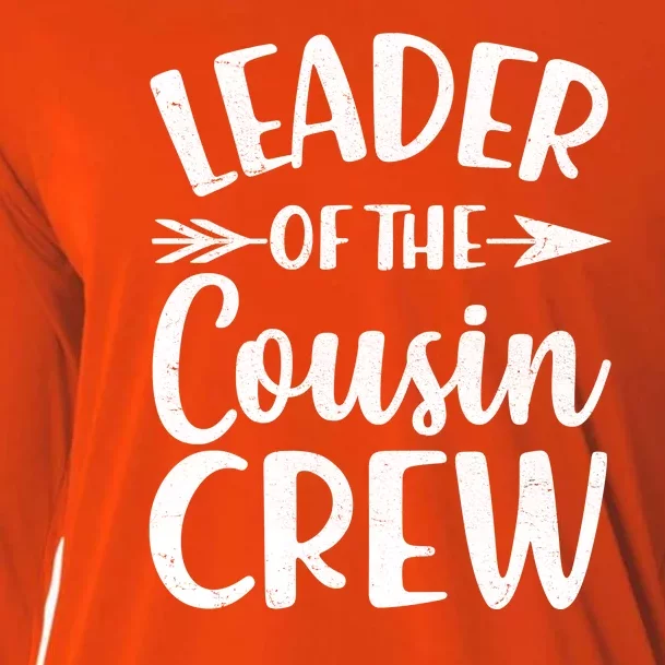 Leader Of The Cousin Crew Matching Family shirts Cooling Performance Long Sleeve Crew