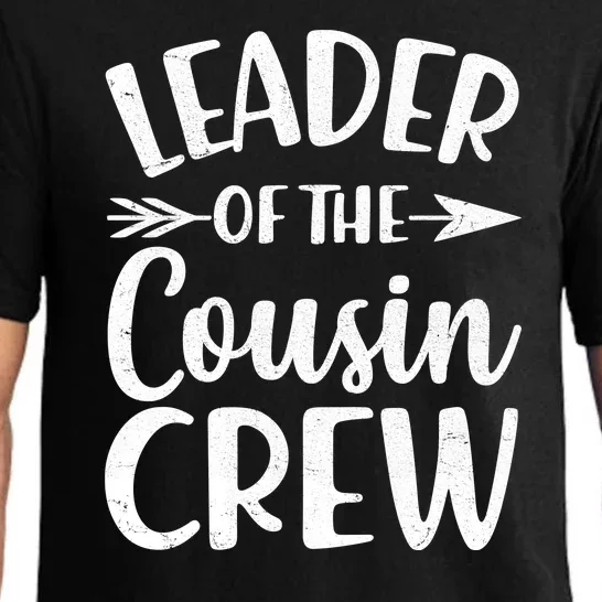 Leader Of The Cousin Crew Matching Family shirts Pajama Set