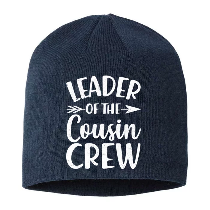 Leader Of The Cousin Crew Matching Family shirts 8 1/2in Sustainable Knit Beanie