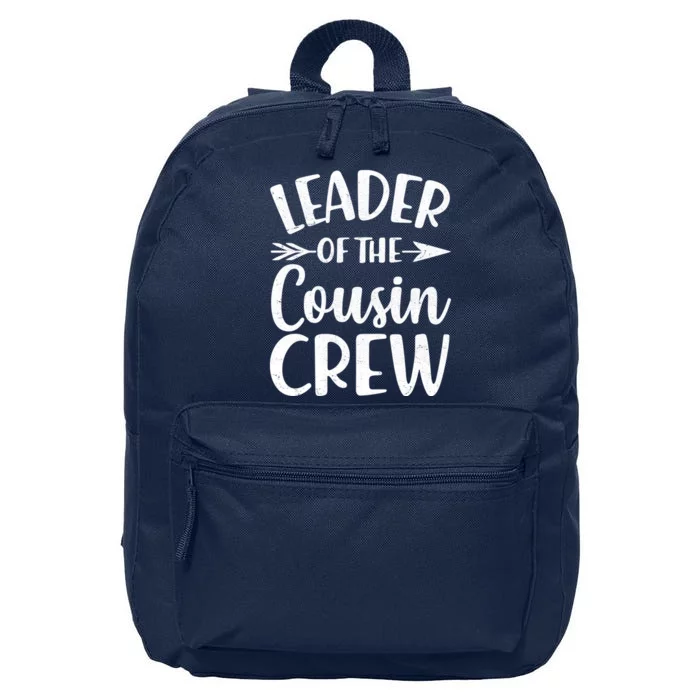 Leader Of The Cousin Crew Matching Family shirts 16 in Basic Backpack