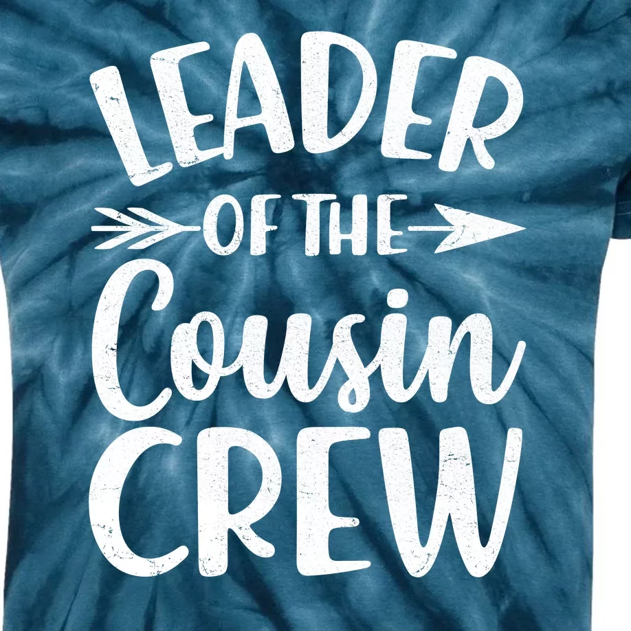 Leader Of The Cousin Crew Matching Family shirts Kids Tie-Dye T-Shirt