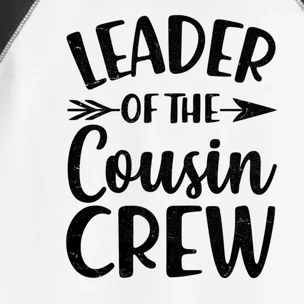 Leader Of The Cousin Crew Matching Family shirts Toddler Fine Jersey T-Shirt