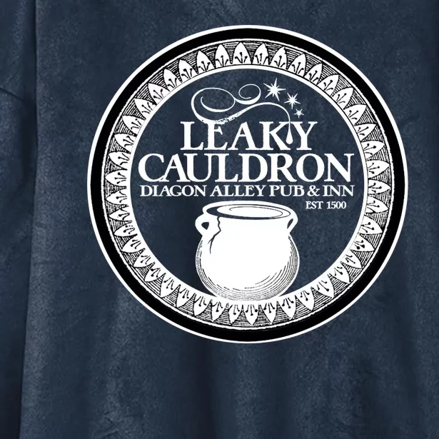 Leaky Cauldron Diagon Alley Pub Hooded Wearable Blanket