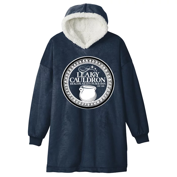 Leaky Cauldron Diagon Alley Pub Hooded Wearable Blanket