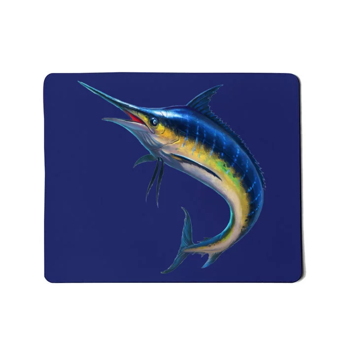 Leaping Blue Marlin Mousepad