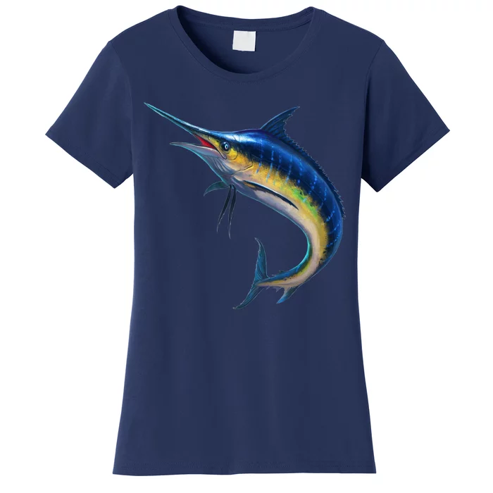 Leaping Blue Marlin Women's T-Shirt