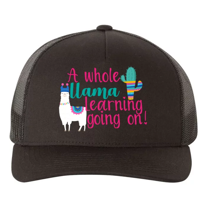 Learning Llama Yupoong Adult 5-Panel Trucker Hat