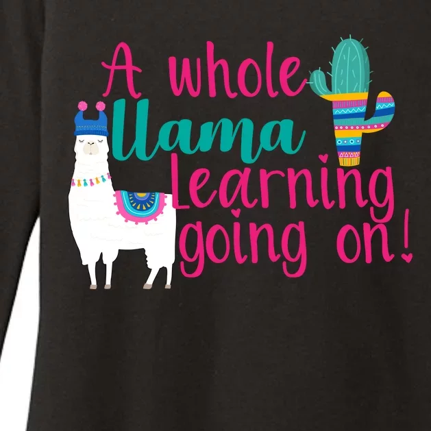 Learning Llama Womens CVC Long Sleeve Shirt