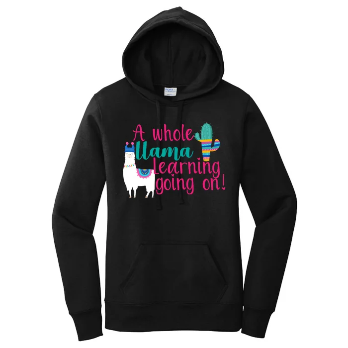 Learning Llama Women's Pullover Hoodie