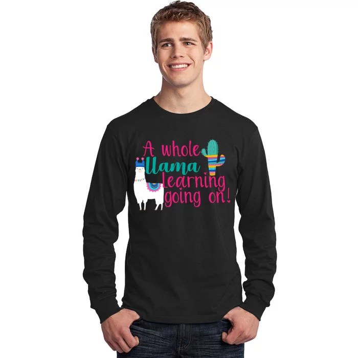 Learning Llama Tall Long Sleeve T-Shirt