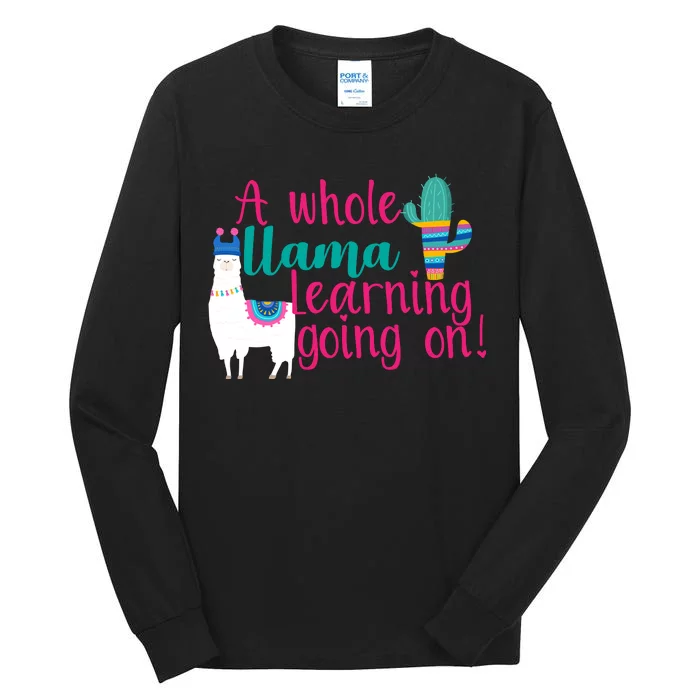 Learning Llama Tall Long Sleeve T-Shirt