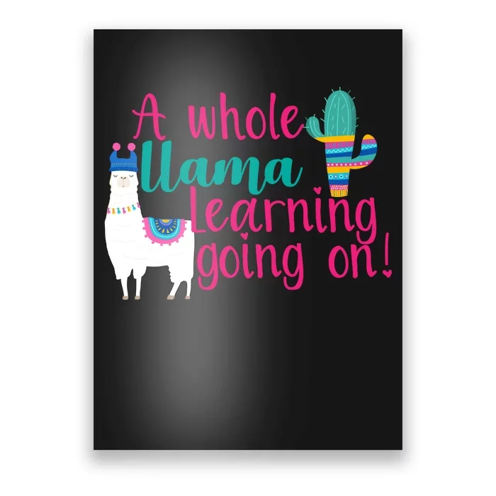 Learning Llama Poster