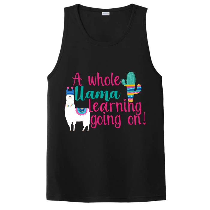 Learning Llama Performance Tank