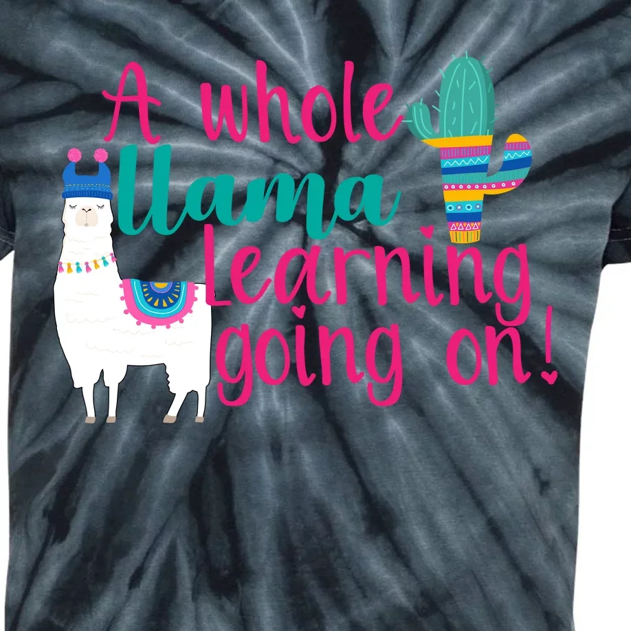 Learning Llama Kids Tie-Dye T-Shirt