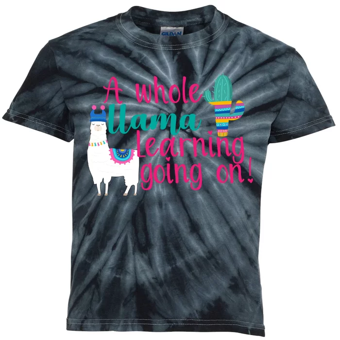 Learning Llama Kids Tie-Dye T-Shirt