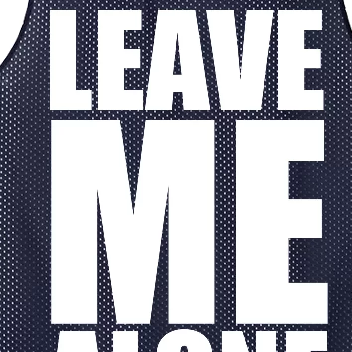 Leave Me Alone Mesh Reversible Basketball Jersey Tank