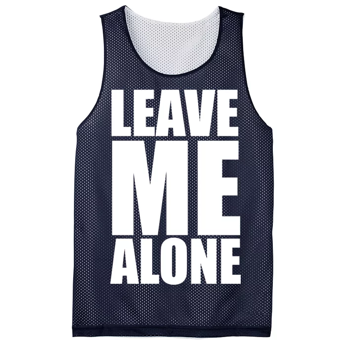 Leave Me Alone Mesh Reversible Basketball Jersey Tank