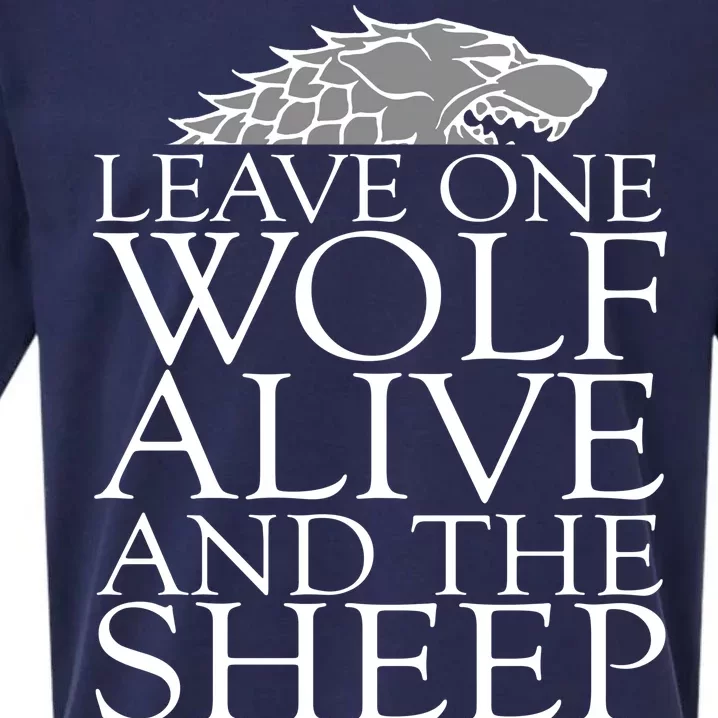 Leave One Wolf Alive And The Sheep Are Never Safe Sueded Cloud Jersey T-Shirt