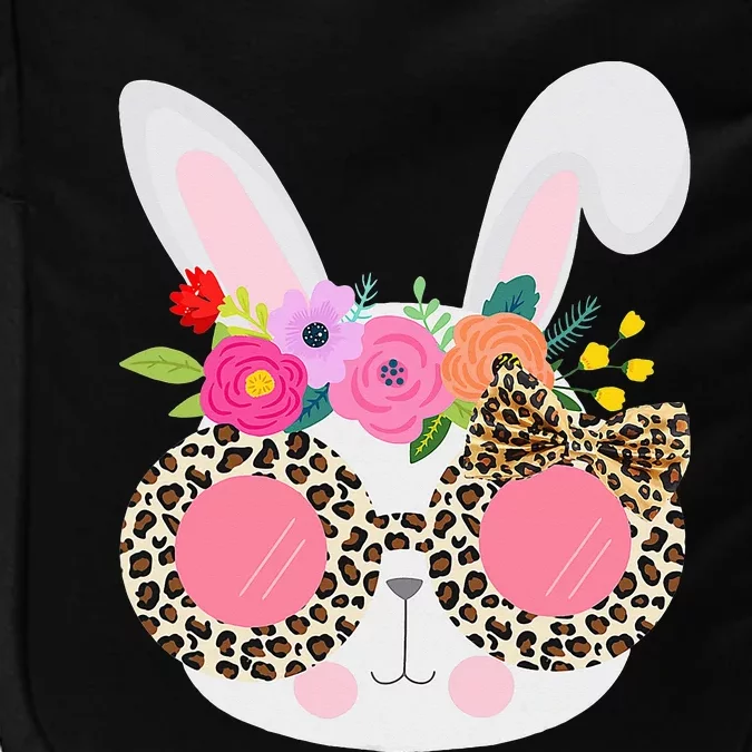 Leopard Easter Basket Stuffer Bunny Face Impact Tech Backpack