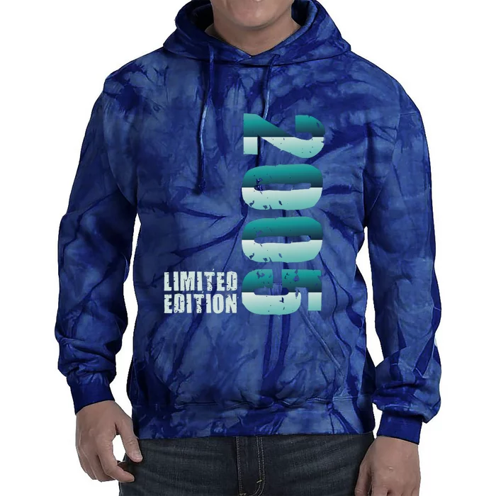 Limited Edition Birthday Made In 2005 Funny Gift Tie Dye Hoodie