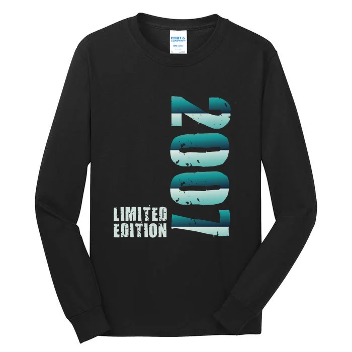 Limited Edition Birthday Made In 2007 Funny Gift Tall Long Sleeve T-Shirt