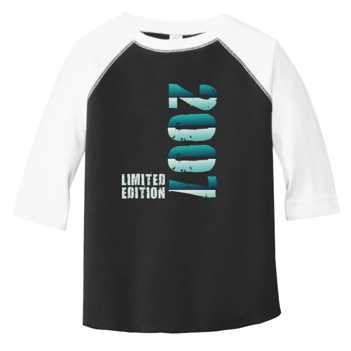 Limited Edition Birthday Made In 2007 Funny Gift Toddler Fine Jersey T-Shirt