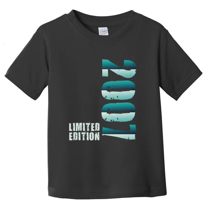 Limited Edition Birthday Made In 2007 Funny Gift Toddler T-Shirt