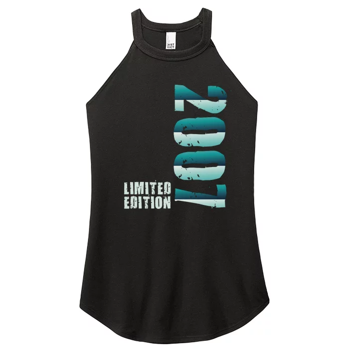 Limited Edition Birthday Made In 2007 Funny Gift Women’s Perfect Tri Rocker Tank