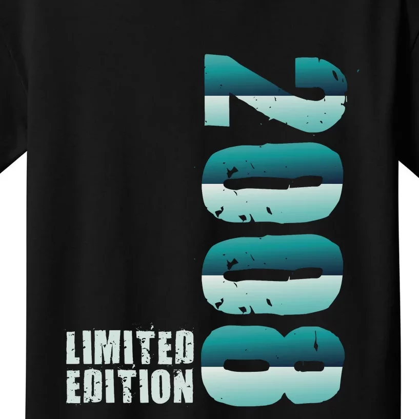 Limited Edition Birthday Made In 2008 Funny Gift Kids T-Shirt