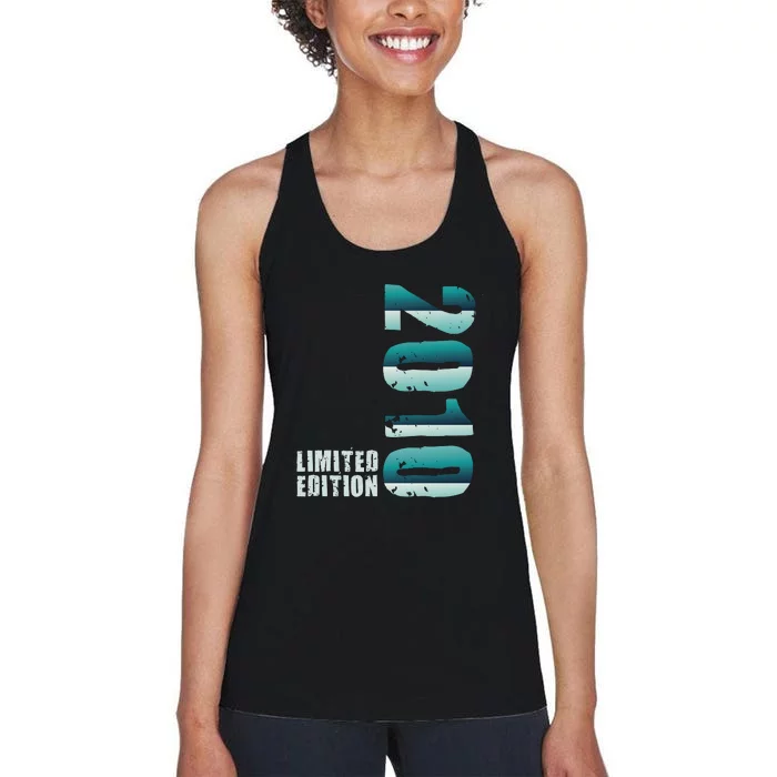 Limited Edition Birthday Made In 2010 Funny Gift Women's Racerback Tank