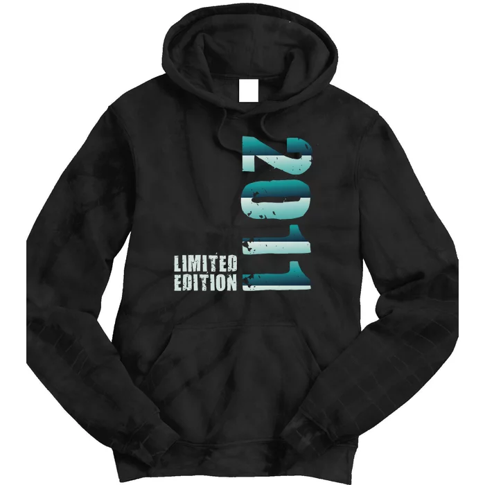 Limited Edition Birthday Made In 2011 Funny Gift Tie Dye Hoodie