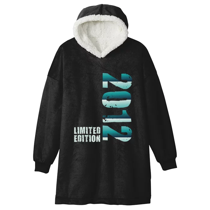 Limited Edition Birthday Made In 2012 Funny Gift Hooded Wearable Blanket