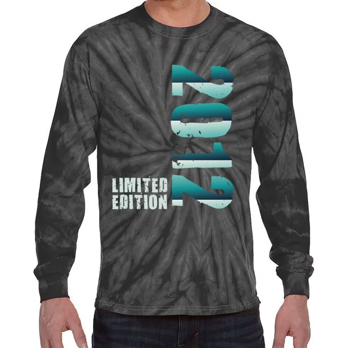 Limited Edition Birthday Made In 2012 Funny Gift Tie-Dye Long Sleeve Shirt